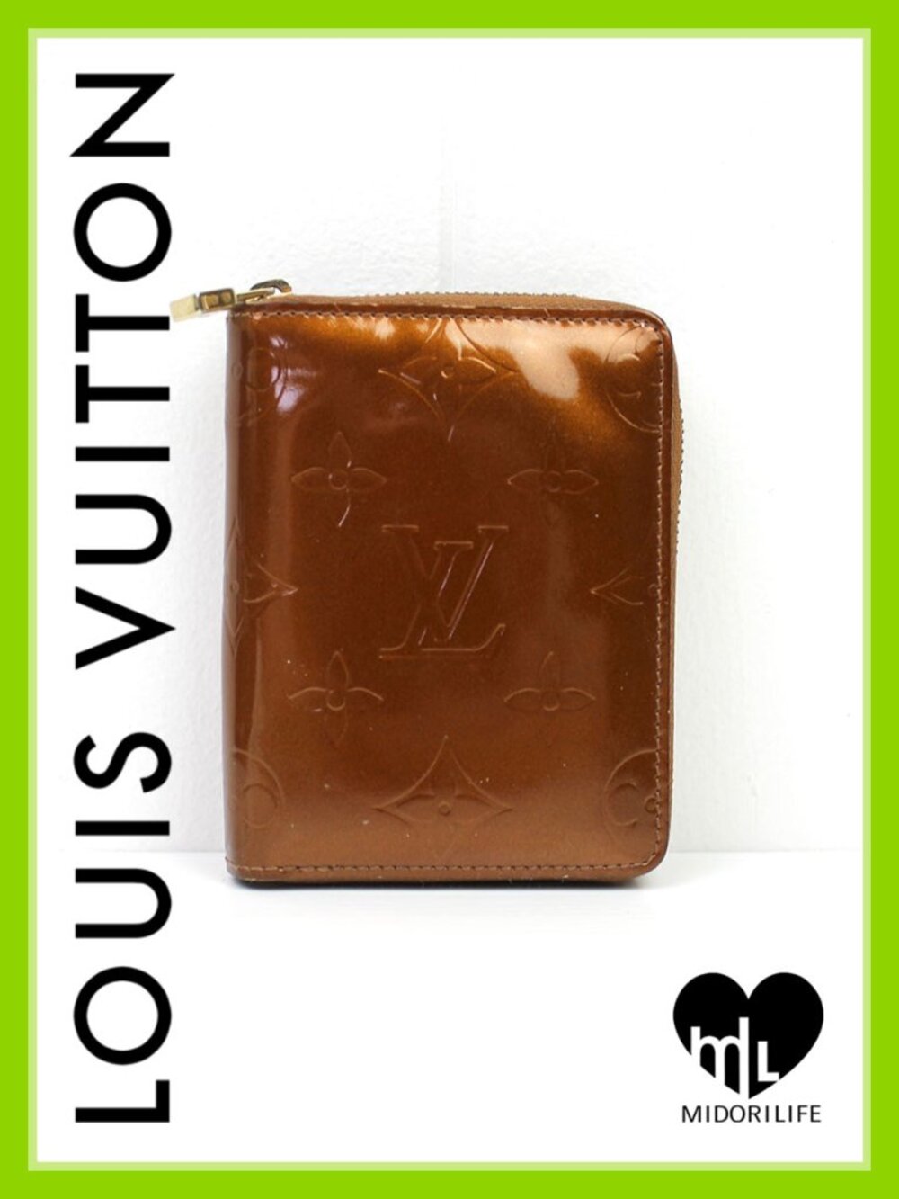 LOUIS VUITTON Vintage Monogram Vernis Broome Wallet